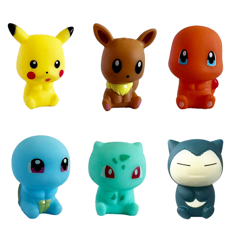 Kids Toys Under 100 - 6 Buah Mainan Mandi Pokemon Pikachu
