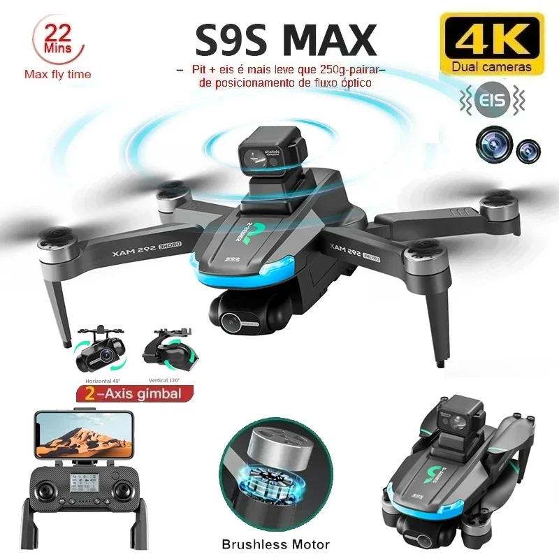 Rc Helicopter Mini - Drone MINI S9S MAX Baru 4K