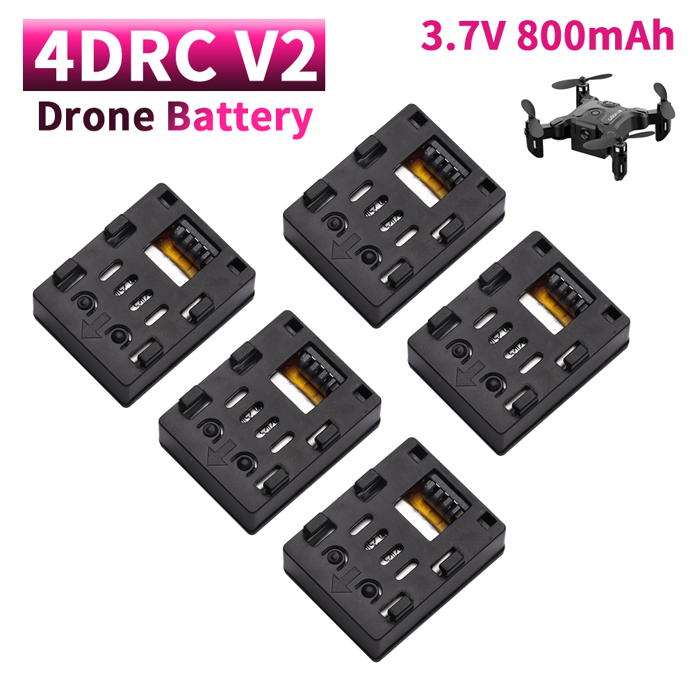 Rc Helicopter Mini - Baterai Drone RC 3.7V 4D-V2 Asli