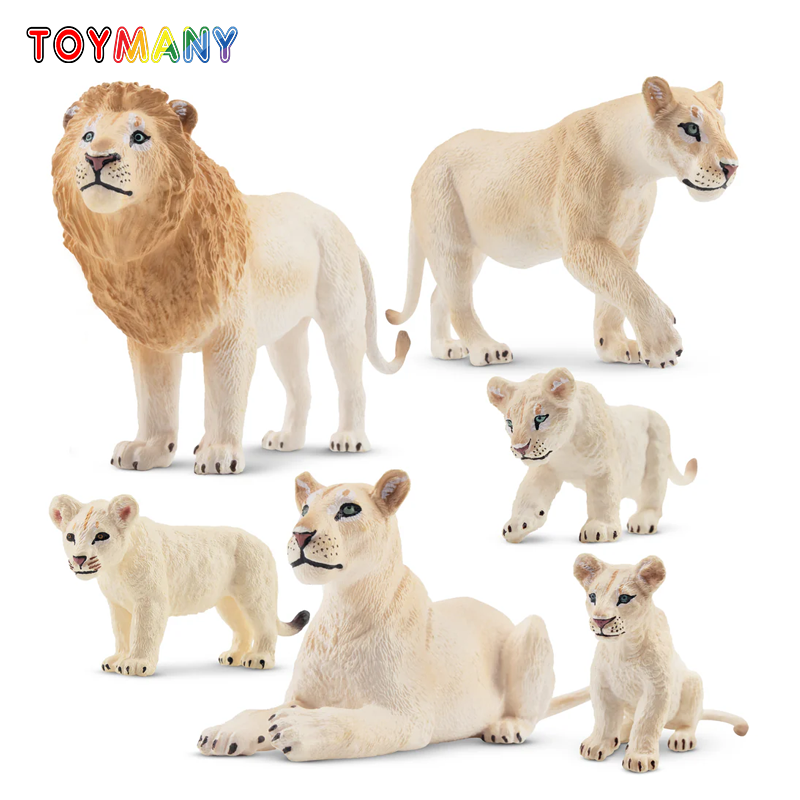 Kids Toys Variety - 6 buah mainan Model hewan keluarga