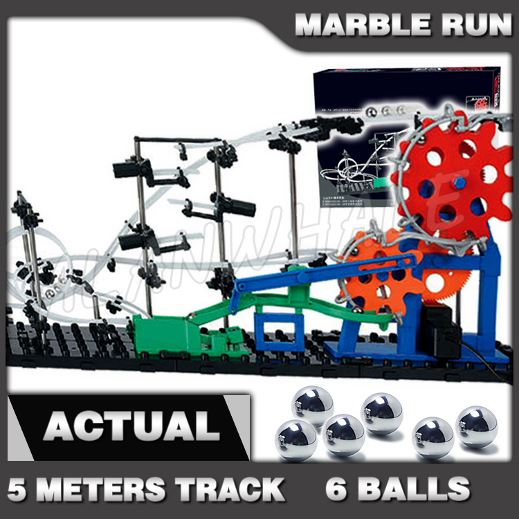 Marble Run Set - Kit Pembuatan Model Kereta Luncur Listrik