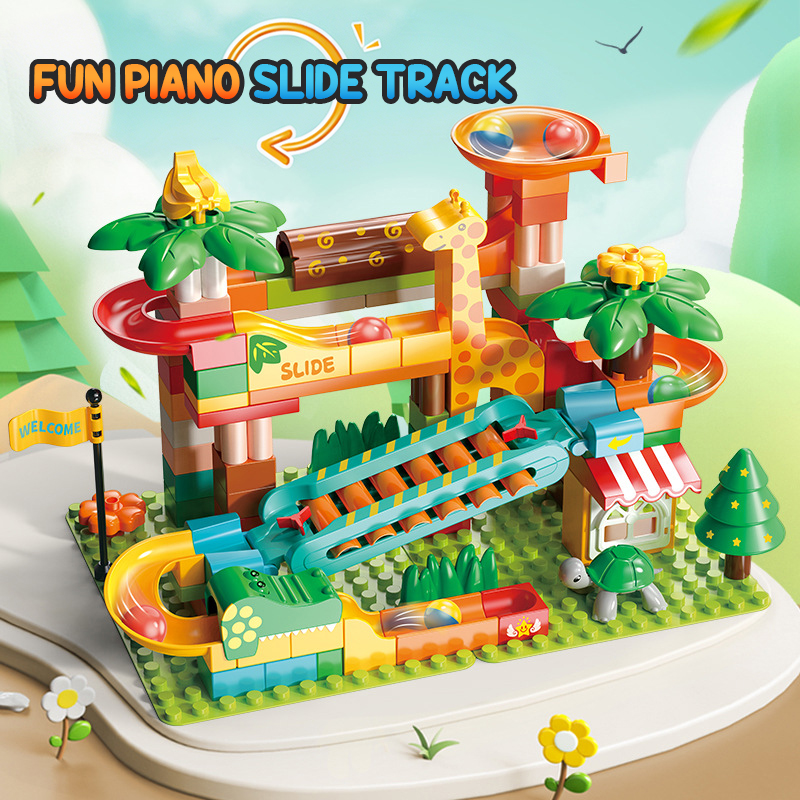 Set Balok Bangunan Kreatif Uku - Marble Run Set ulasan dan harga