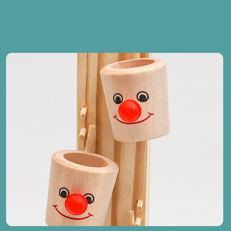 Montessori Pola Badut Blok Poh - Marble Run Set ulasan dan harga