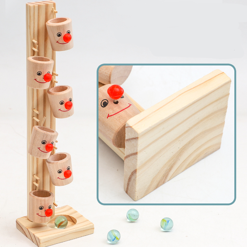 Montessori Pola Badut Blok Poh - Marble Run Set ulasan dan harga