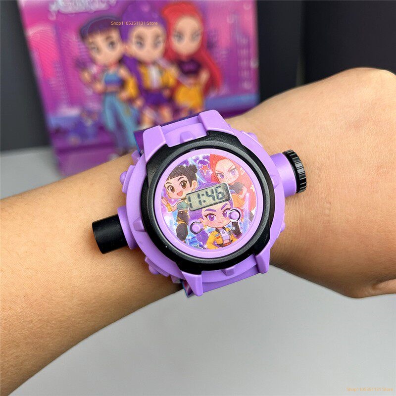 Jam Tangan Proyeksi Kartun Ana - Kids Toys Cartoon Images ulasan dan harga