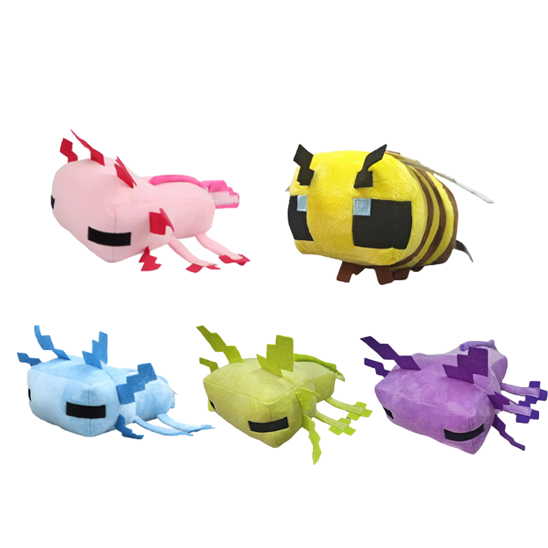 Boneka Plush Axolotl, Creeper, - Kids Zombie Toys ulasan dan harga