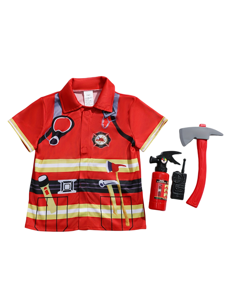 Kemeja Gaya Pemadam Kebakaran  - Kids Toys Usa ulasan dan harga