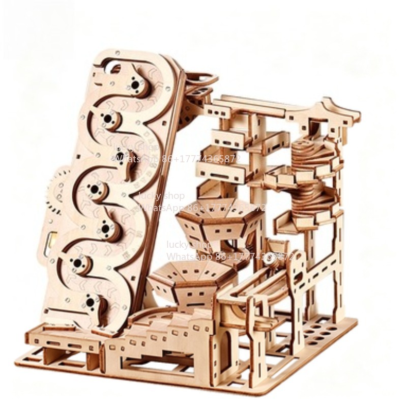 Permainan Puzzle Kayu 3D Ury,  - Marble Run Set ulasan dan harga
