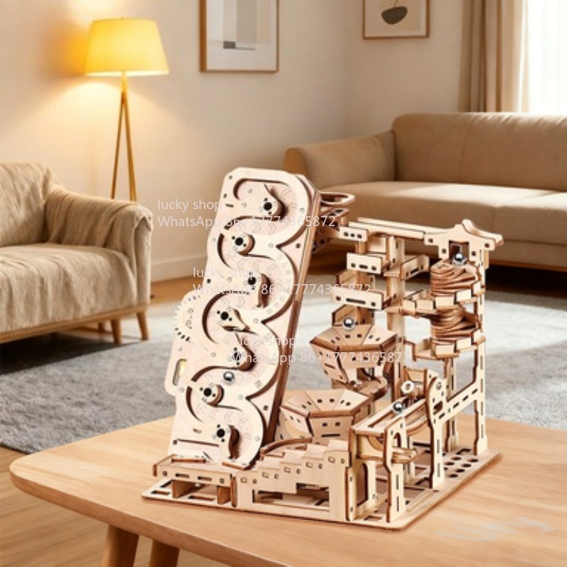 Permainan Puzzle Kayu 3D Ury,  - Marble Run Set ulasan dan harga