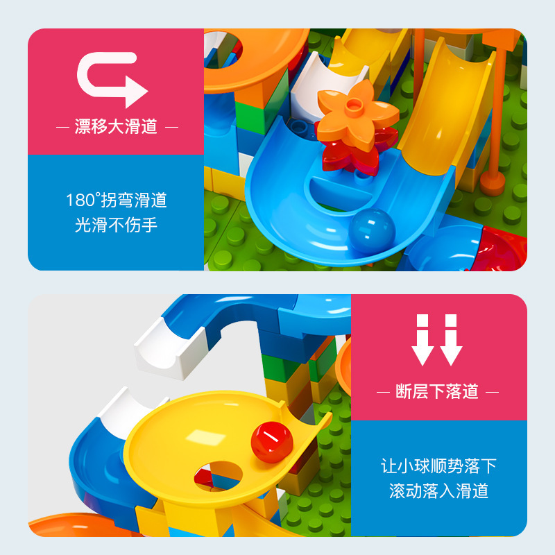 Blok Rel Marmer Lari Balap Jal - Marble Run Set ulasan dan harga