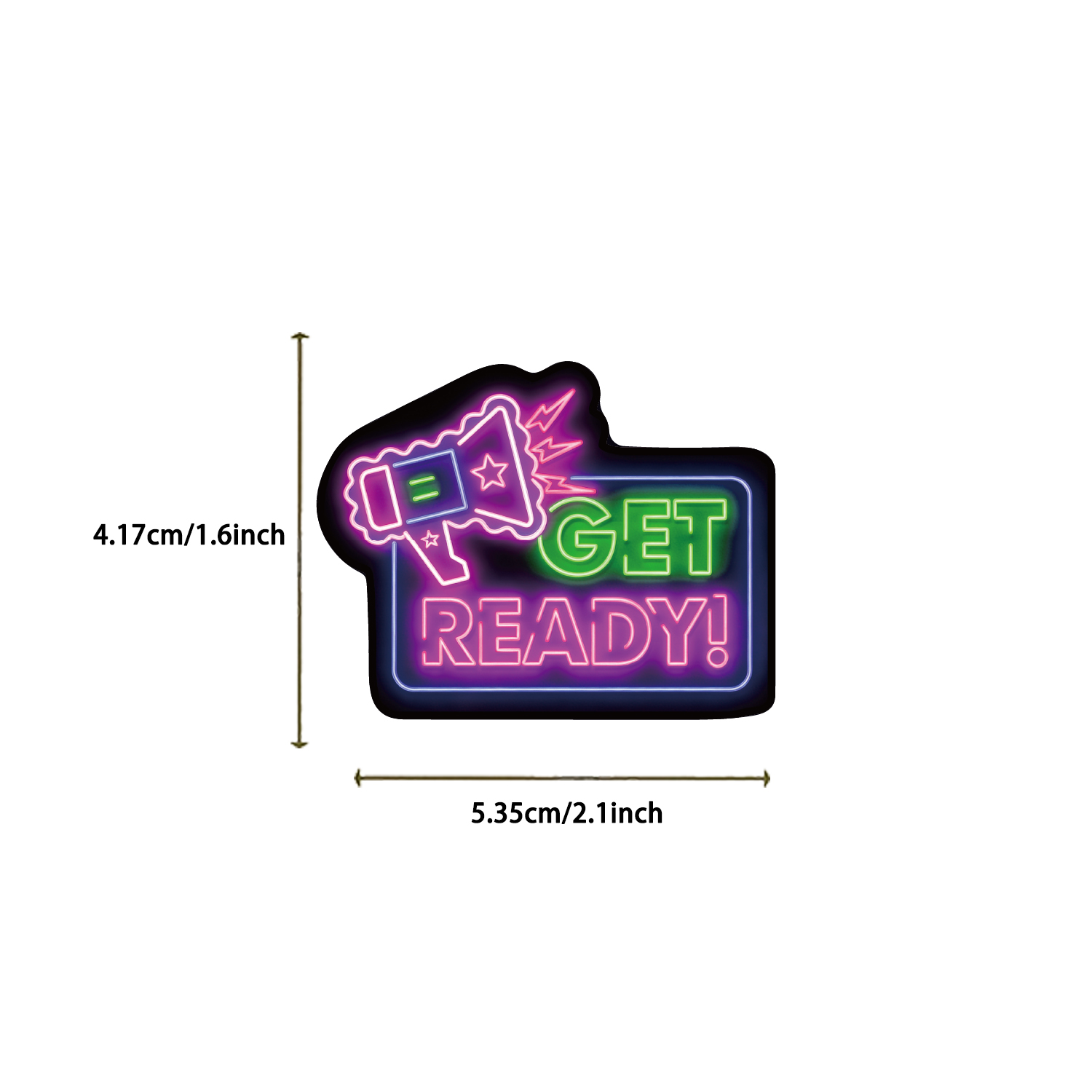100 Buah Stiker Estetika Neon  - Kids Toys Quotes ulasan dan harga