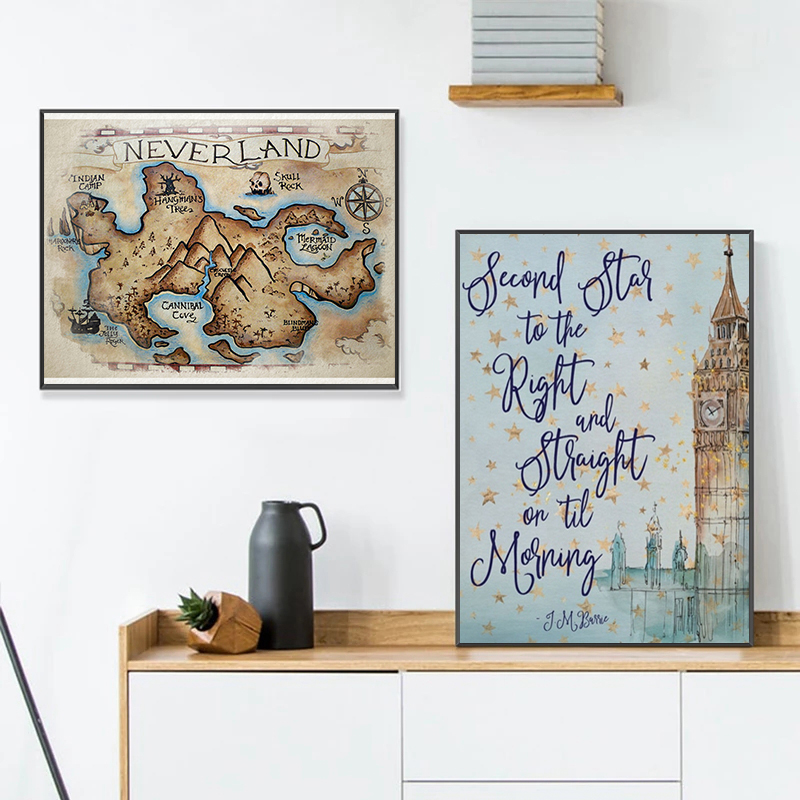 J.M. Barrie Quote Peter Pan Po - Kids Toys Quotes ulasan dan harga