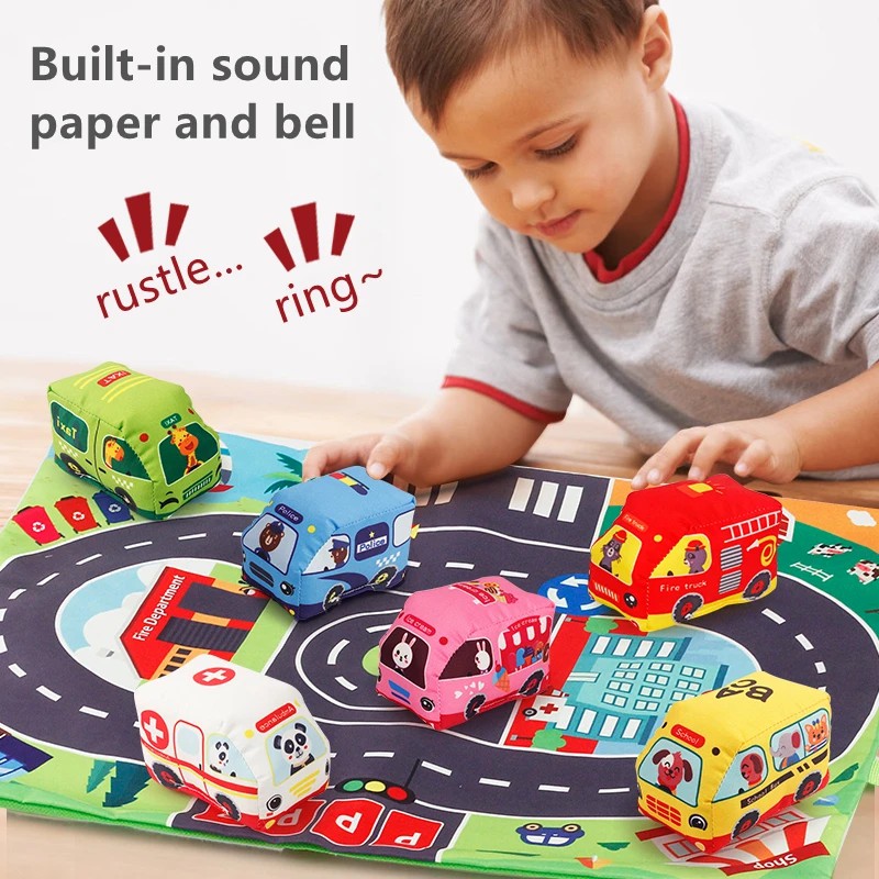 Set mainan mobil lembut, denga - Kids Toys Variety ulasan dan harga