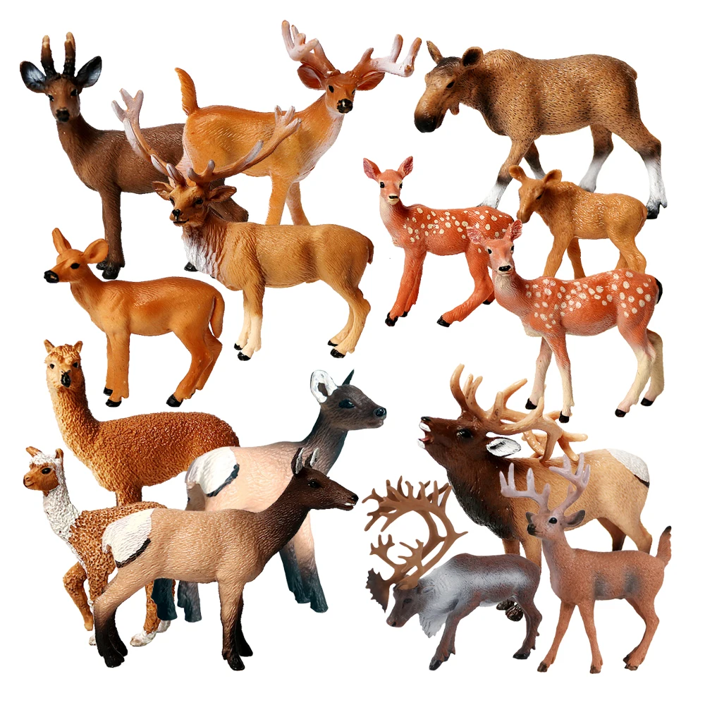 Patung mainan hewan rusa kutub - Kids Toys Under 100 ulasan dan harga