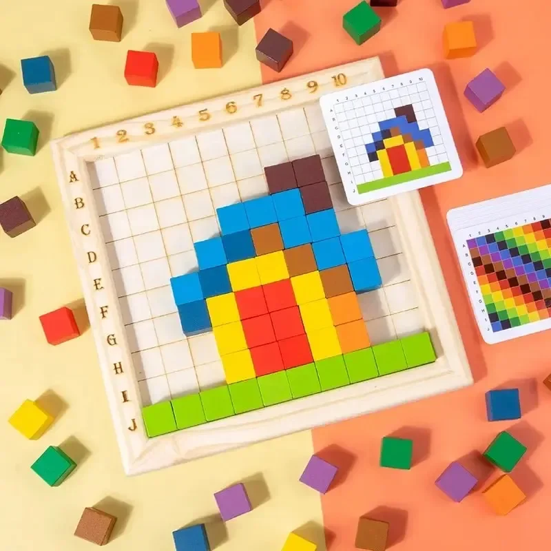 Mainan Puzzle Kayu Montessori  - Kids Toys Under 100 ulasan dan harga