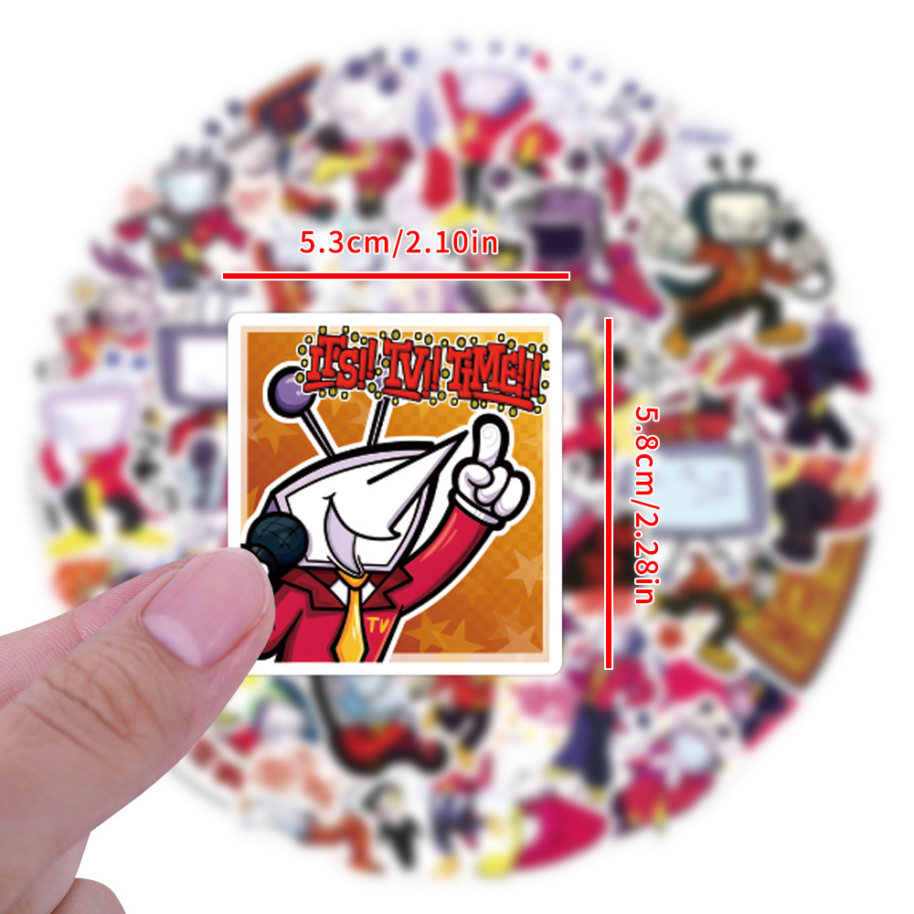 55 Buah Stiker DELTARUNE Tenna - Kids Toys Cartoon Images ulasan dan harga