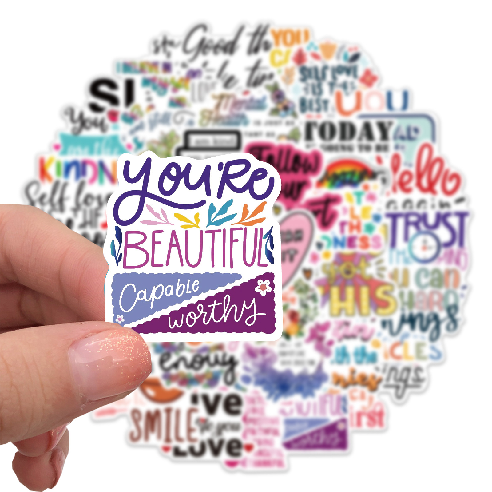 10/52 Buah Stiker Inspirasiona - Kids Toys Quotes ulasan dan harga