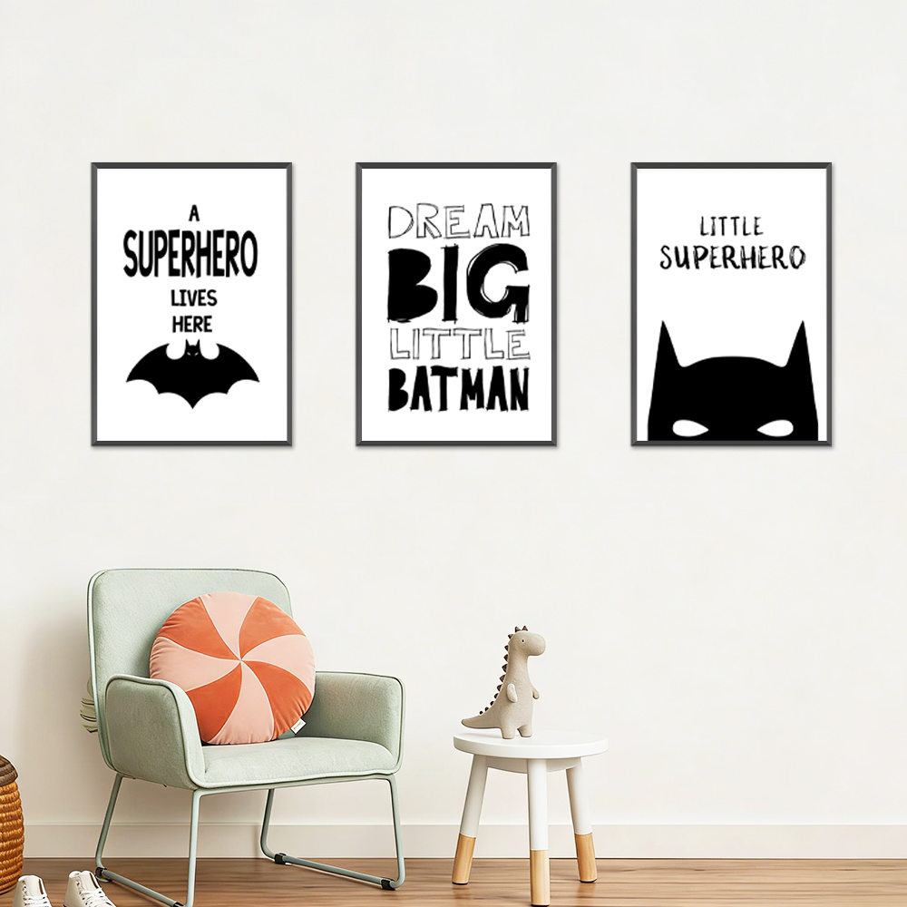 Poster Minimalis Pahlawan Supe - Kids Toys Quotes ulasan dan harga